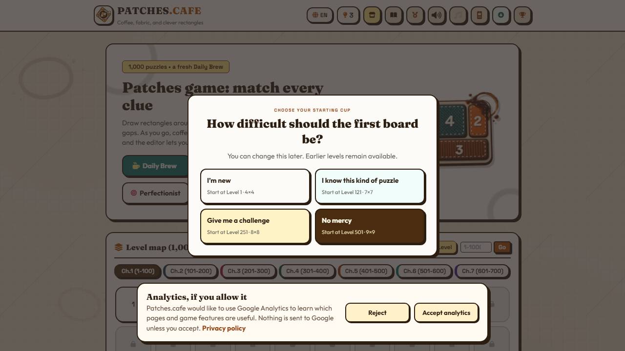 Patches screenshot