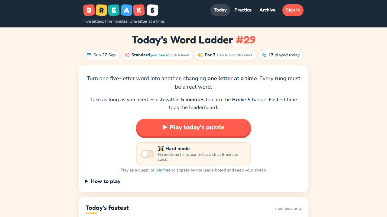 Break 5 screenshot
