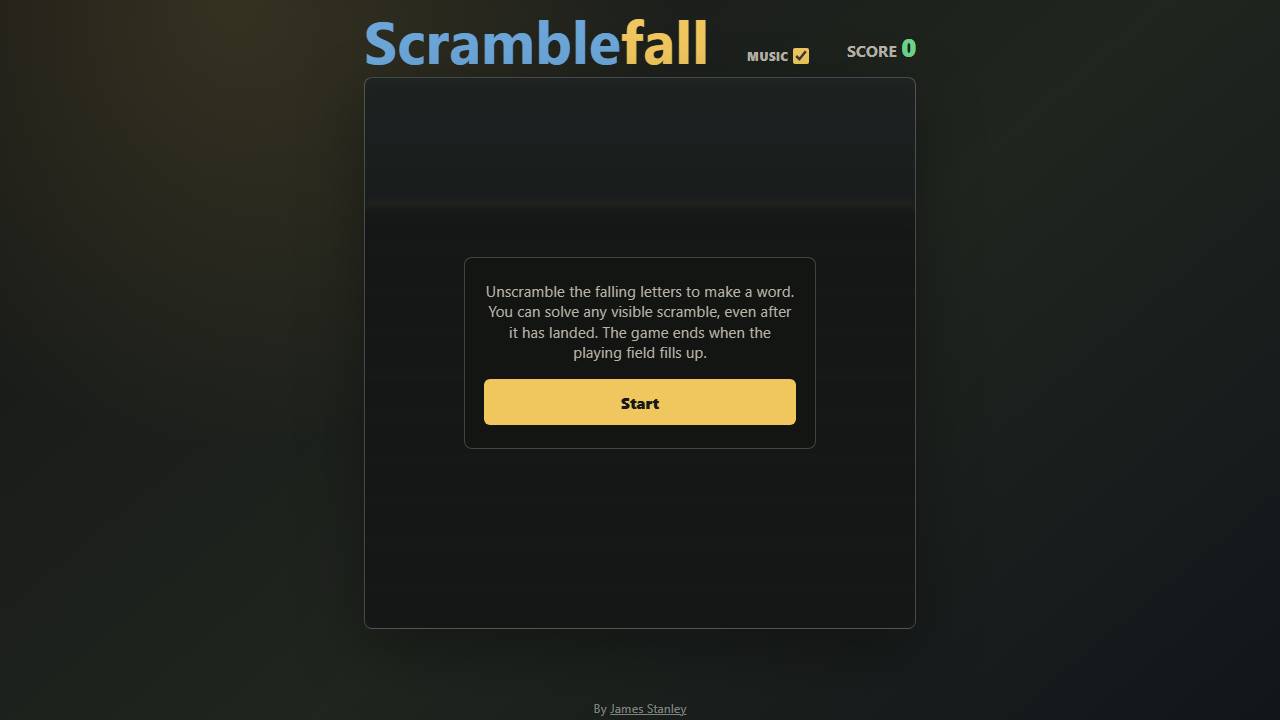 Scramblefall screenshot