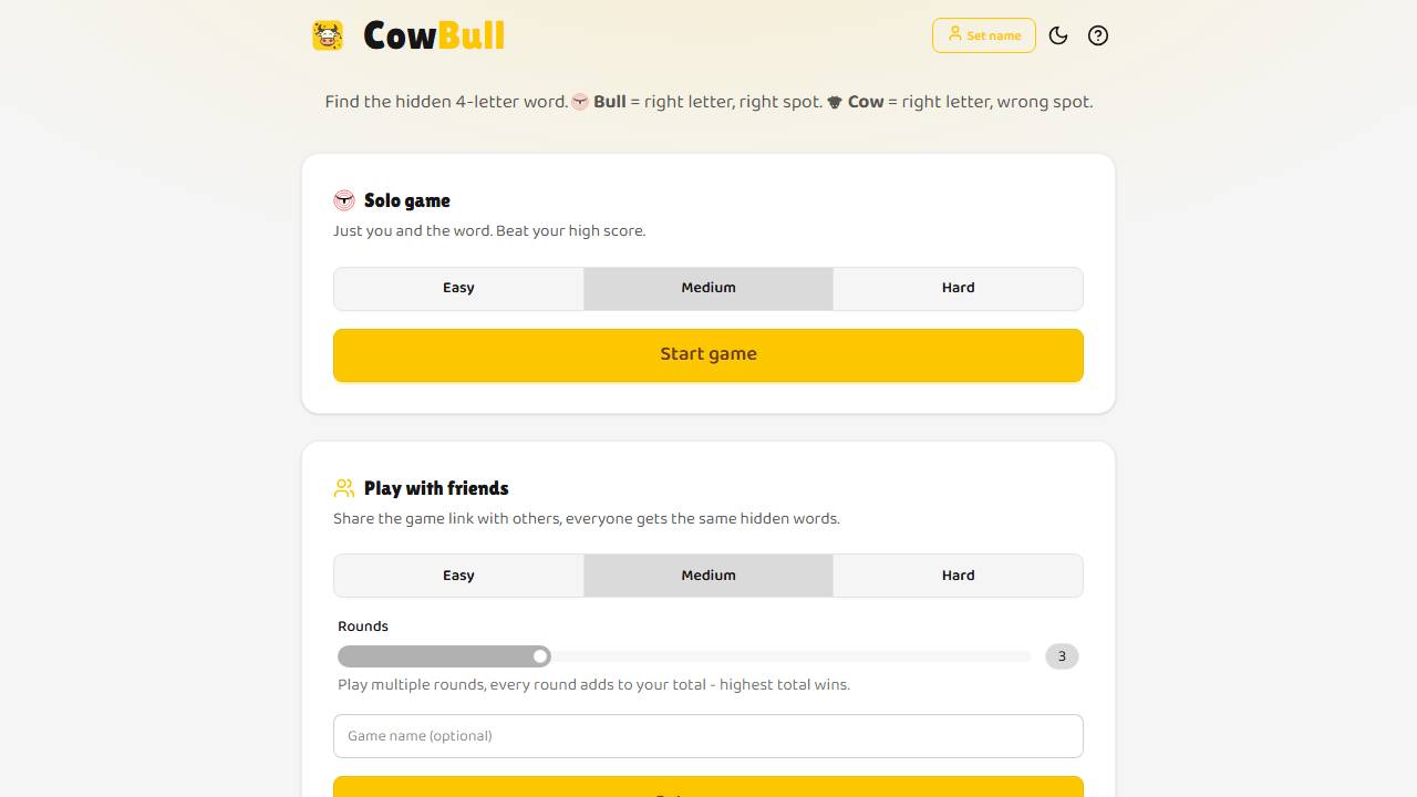 CowBull screenshot