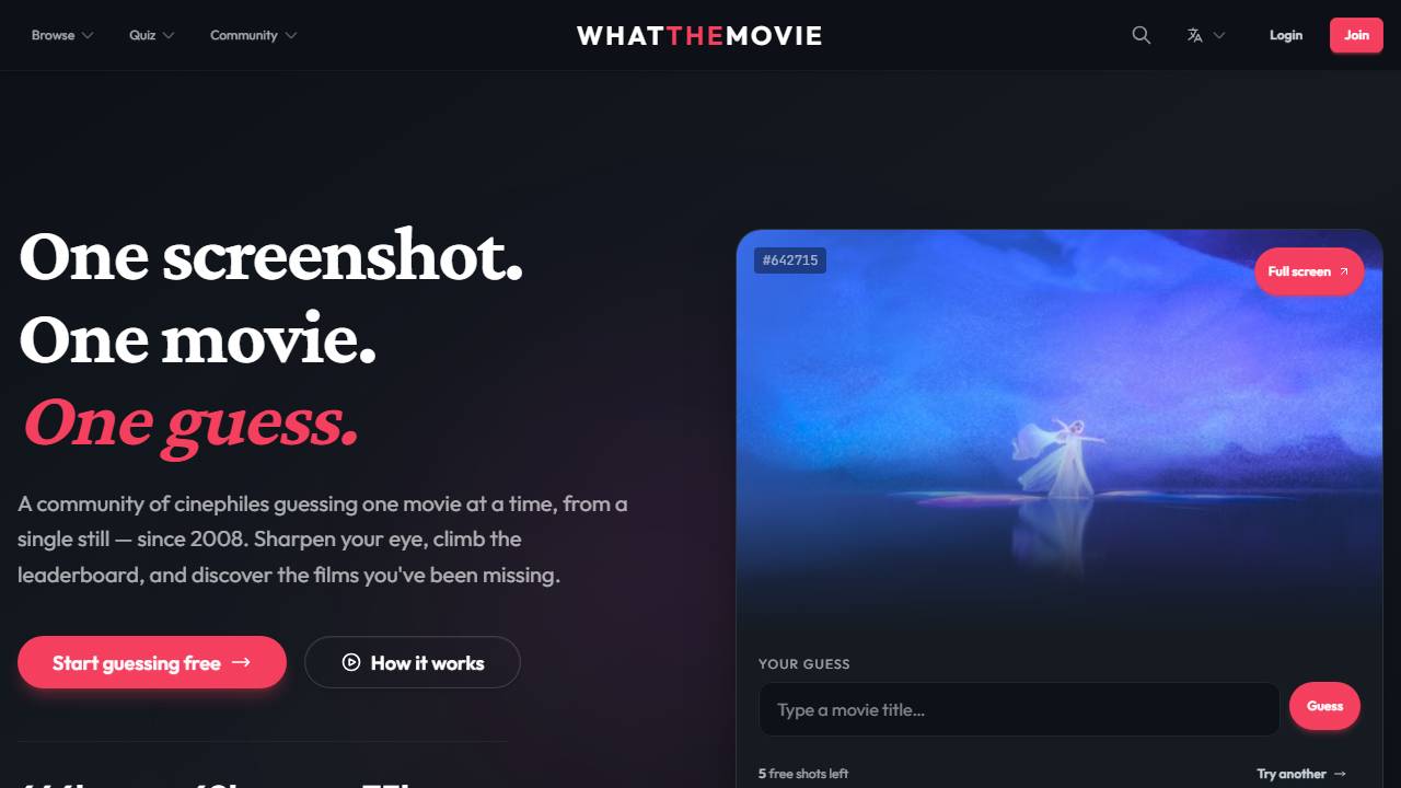 WhatTheMovie screenshot