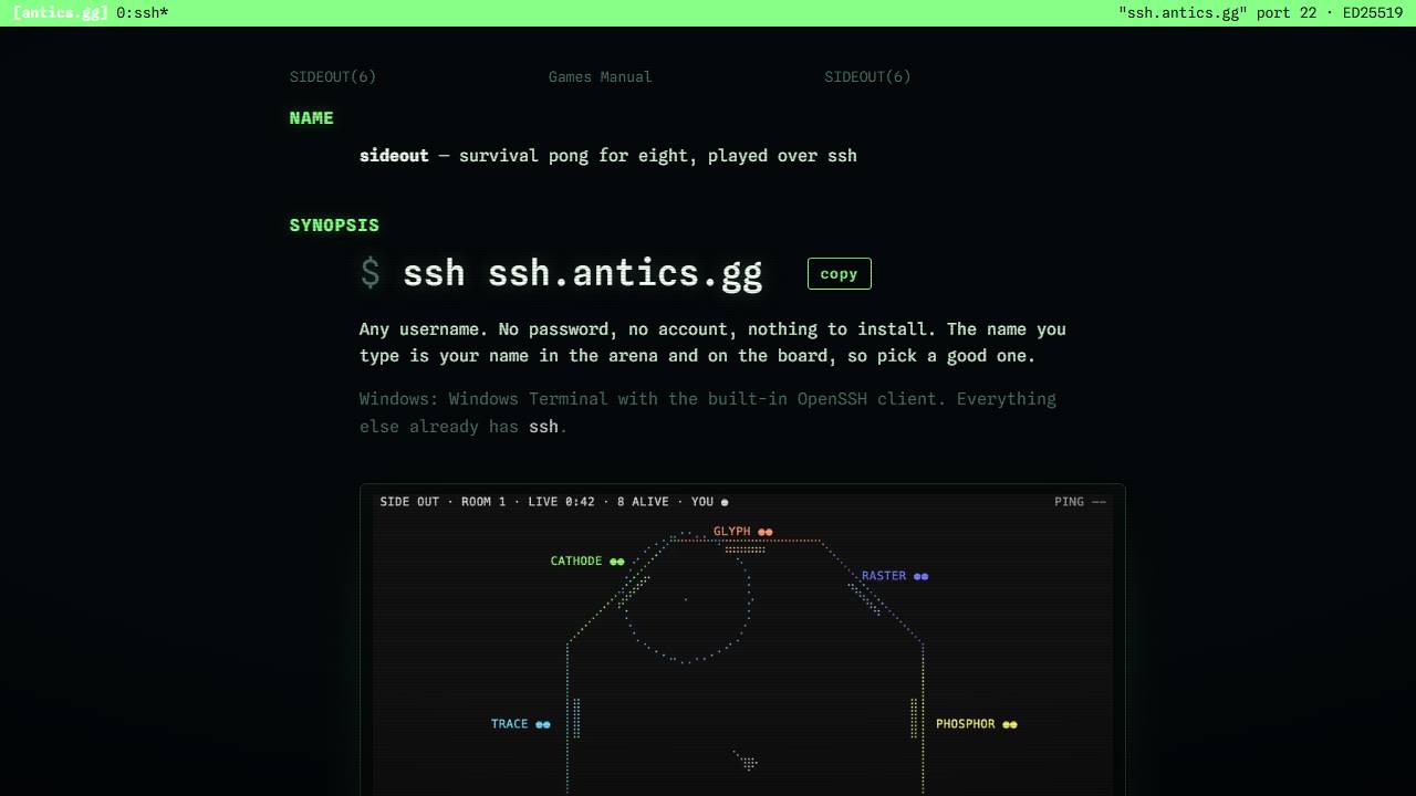Side Out screenshot