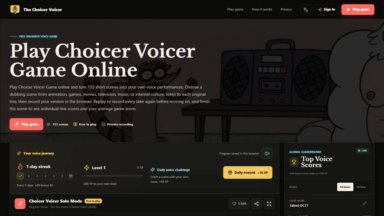 Choicer Voicer screenshot