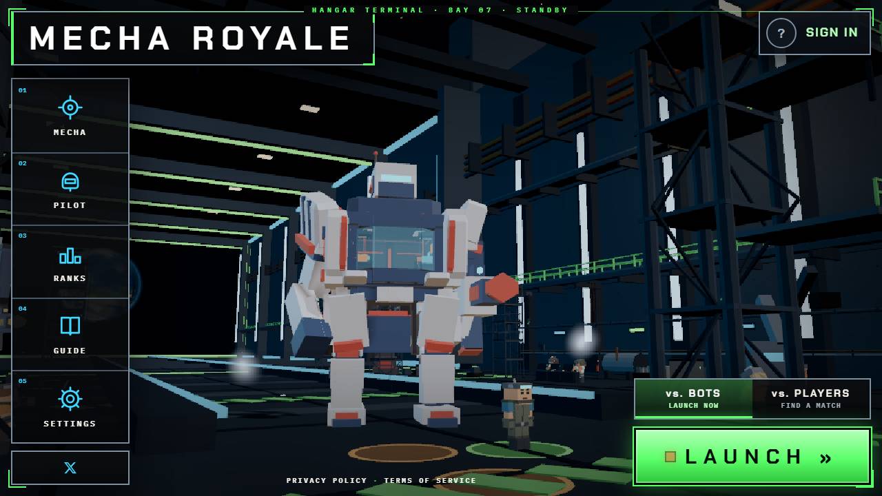 Mecha Royale screenshot