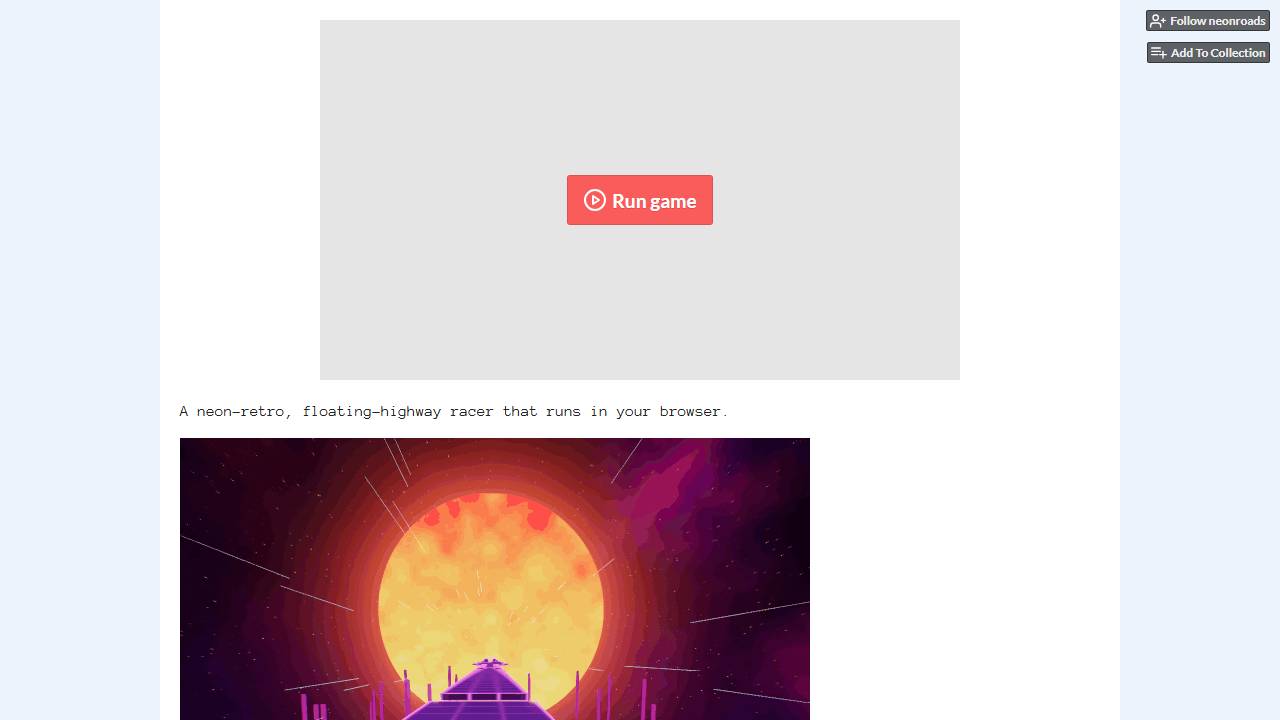 Neon Roads screenshot