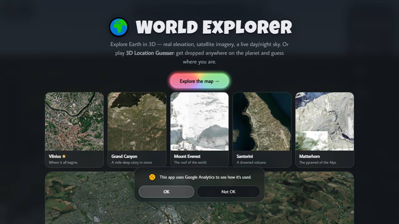 World Explorer screenshot